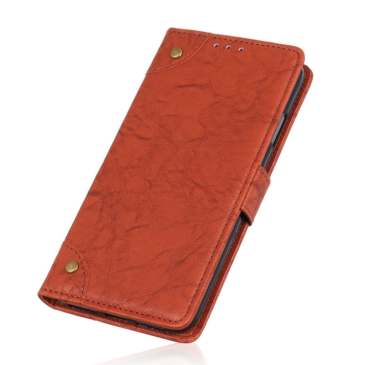For Wiko SUNNY 5 Copper Buckle Retro Crazy Horse Texture Horizontal Flip Leather Case with Holder & Card Slots & Wallet