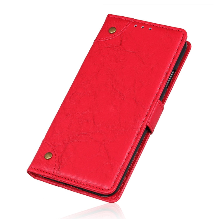 For Wiko Y61 Copper Buckle Retro Crazy Horse Texture Horizontal Flip Leather Case with Holder & Card Slots & Wallet