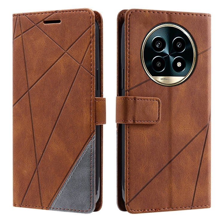 For Realme 13 Pro / 13 Pro+ Skin Feel Splicing Leather Phone Case