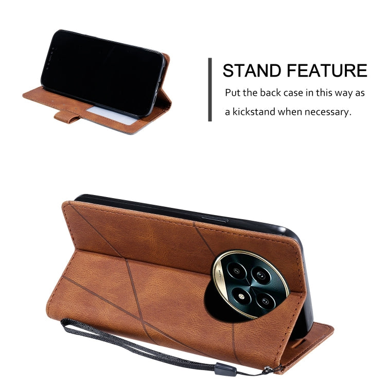 For Realme 13 Pro / 13 Pro+ Skin Feel Splicing Leather Phone Case