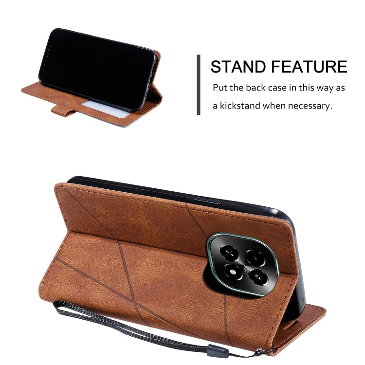 For Realme V60 5G Skin Feel Splicing Leather Phone Case