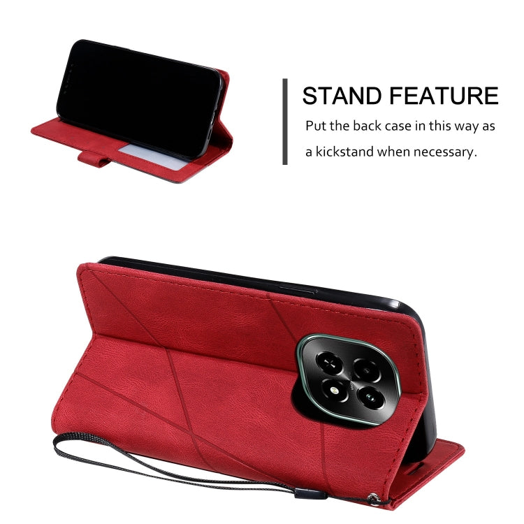 For Realme V60 5G Skin Feel Splicing Leather Phone Case