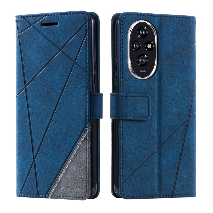 For Honor 200 5G Skin Feel Splicing Leather Phone Case