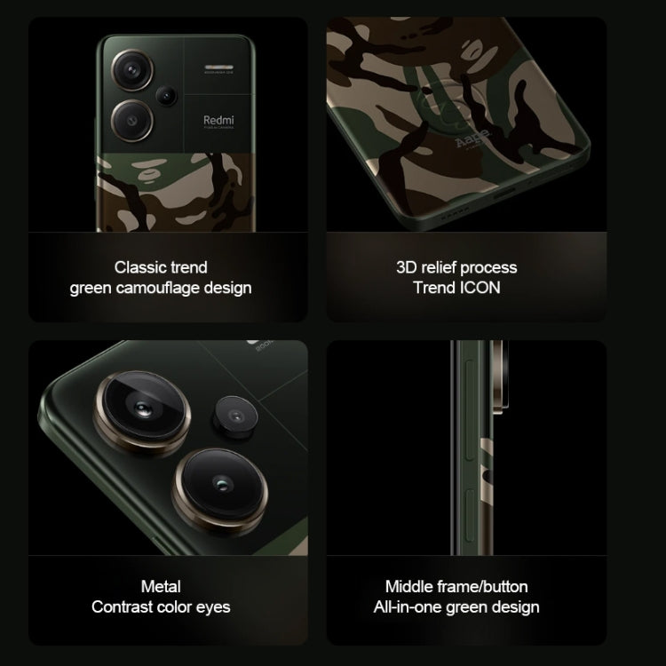 Xiaomi Redmi Note 13 Pro+ 5G AAPE Limited Edition, 12GB+512GB,  6.67 inch MIUI 14 Dimensity 7200-Ultra Octa Core 4nm up to 2.8GHz, NFC, Network: 5G(Black)