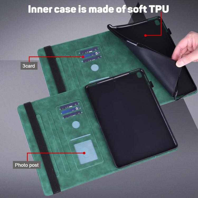 For Xiaomi Redmi Pad Pro 12.1 Peacock Embossed Pattern Leather Tablet Case