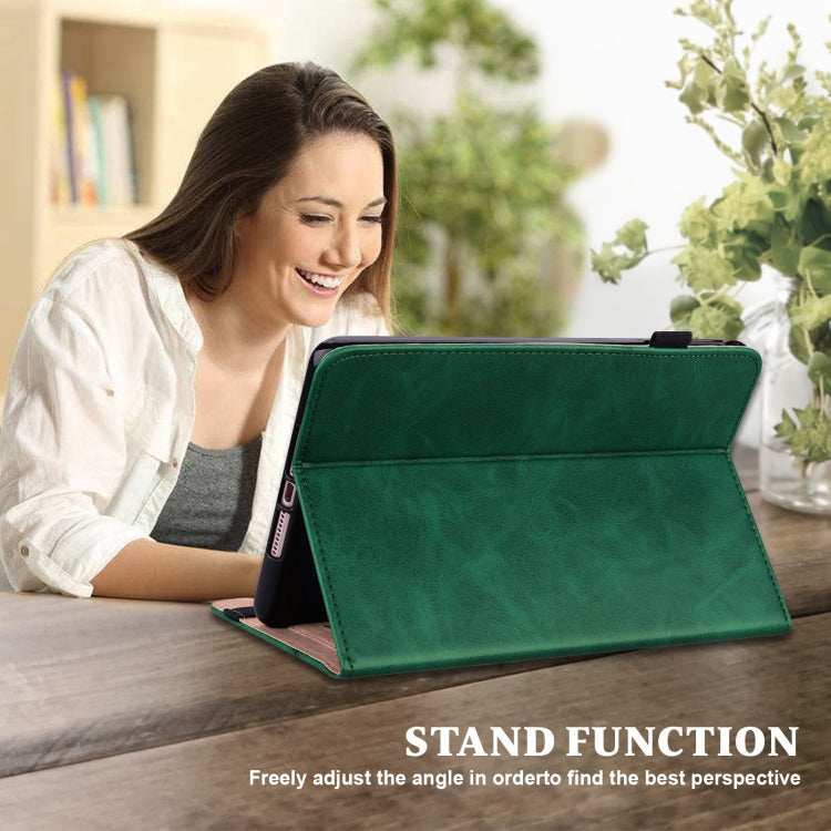 For Xiaomi Redmi Pad SE 8.7 Solid Color Stripe Embossed Leather Tablet Case