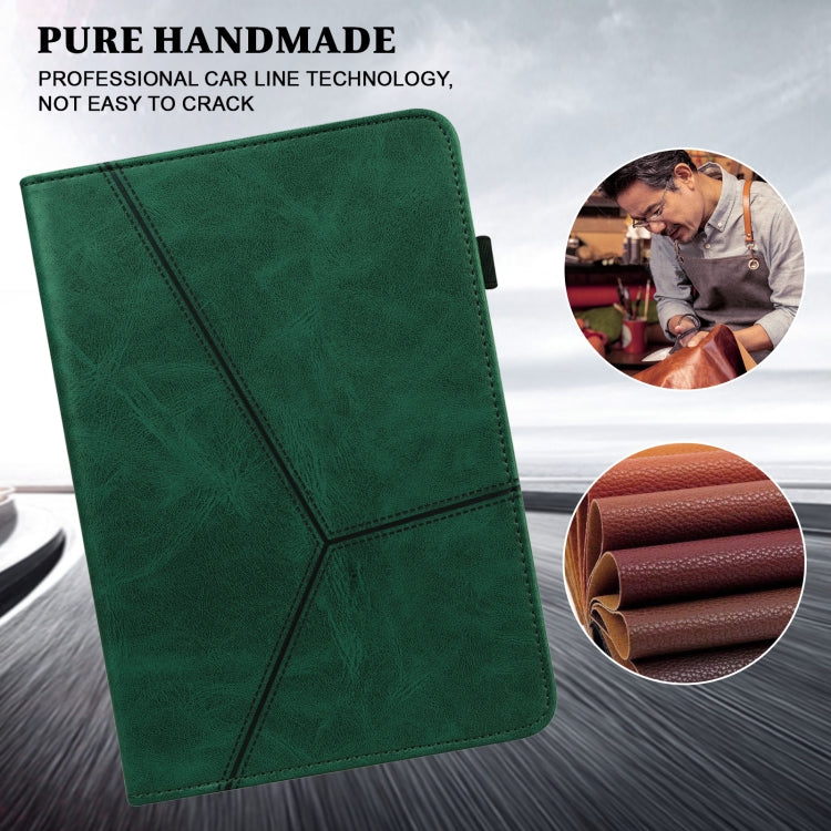For Xiaomi Poco Pad 12.1 Solid Color Stripe Embossed Leather Tablet Case