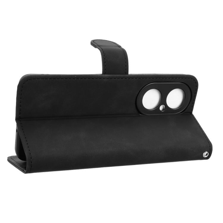 For Huawei Enjoy 80 Skin Feel Magnetic Flip Leather Phone Case