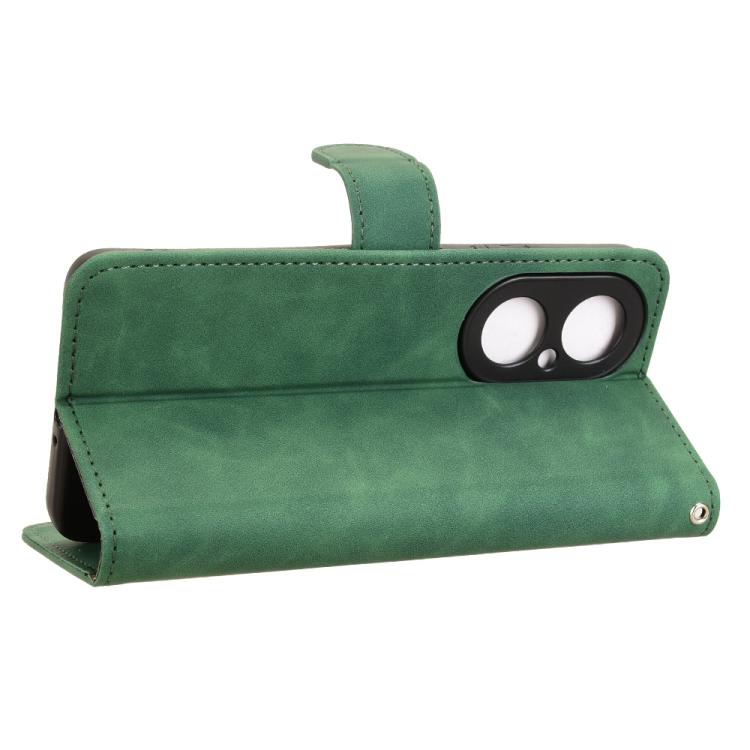 For Huawei Enjoy 80 Skin Feel Magnetic Flip Leather Phone Case