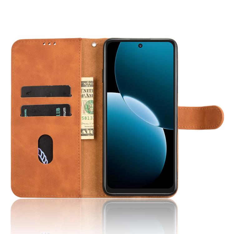 For Huawei Enjoy 80 Skin Feel Magnetic Flip Leather Phone Case