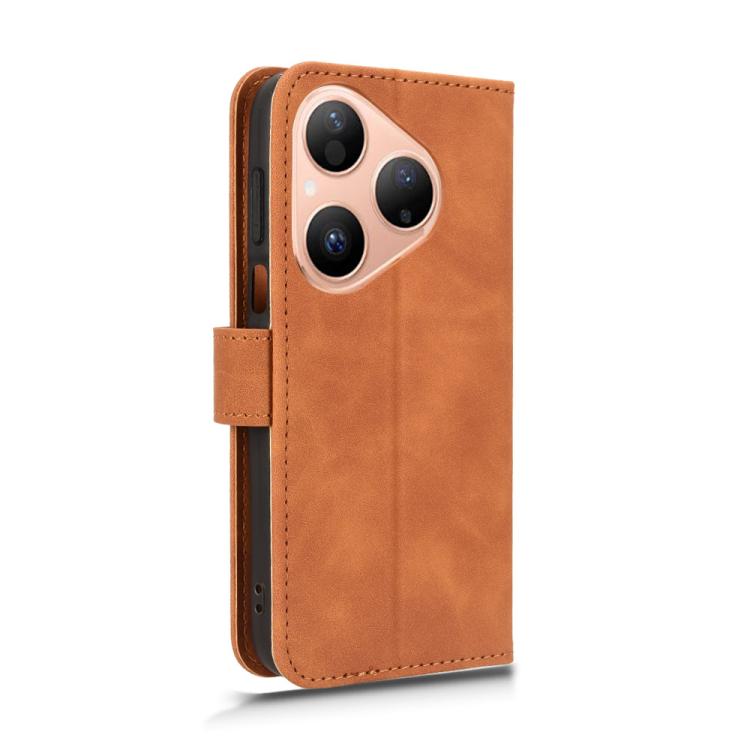 For Huawei Pura 80 5G Skin Feel Magnetic Flip Leather Phone Case
