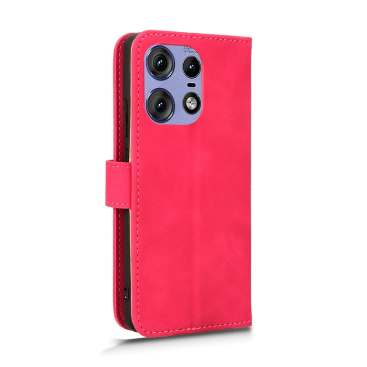 For Motorola Edge 50 Pro Skin Feel Magnetic Flip Leather Phone Case