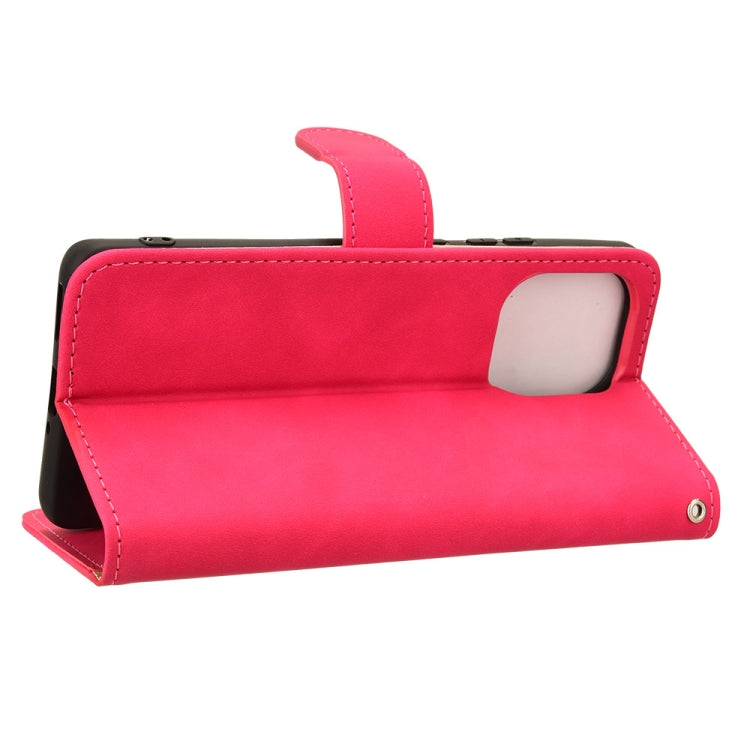 For Motorola Edge 50 Pro Skin Feel Magnetic Flip Leather Phone Case