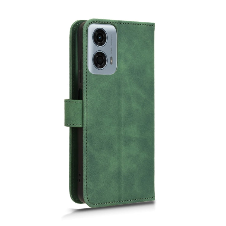 For Motorola Moto G Stylus 5G 2024 Skin Feel Magnetic Flip Leather Phone Case