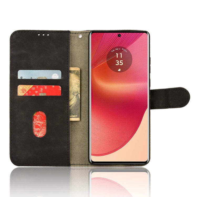 For Motorola Edge 50 Fusion Skin Feel Magnetic Flip Leather Phone Case