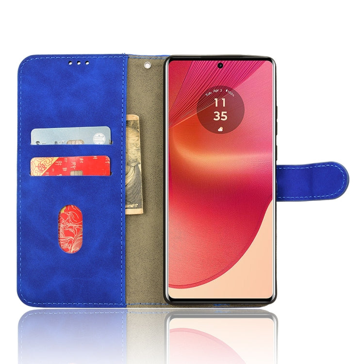For Motorola Edge 50 Fusion Skin Feel Magnetic Flip Leather Phone Case