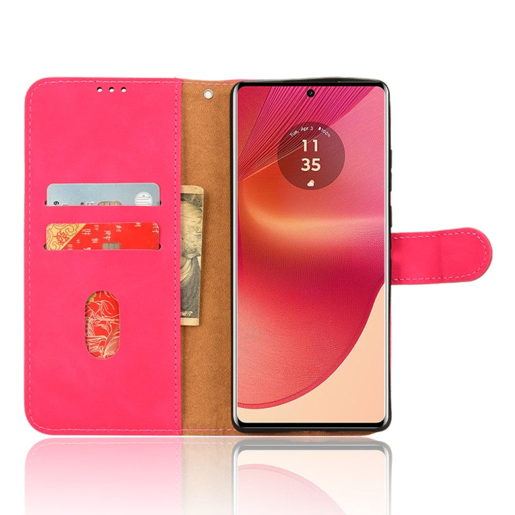 For Motorola Edge 50 Fusion Skin Feel Magnetic Flip Leather Phone Case