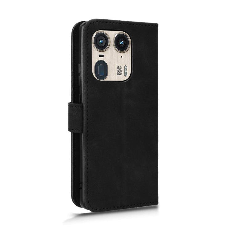 For Motorola Edge 50 Ultra Skin Feel Magnetic Flip Leather Phone Case