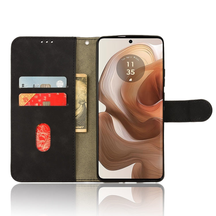 For Motorola Edge 50 Ultra Skin Feel Magnetic Flip Leather Phone Case
