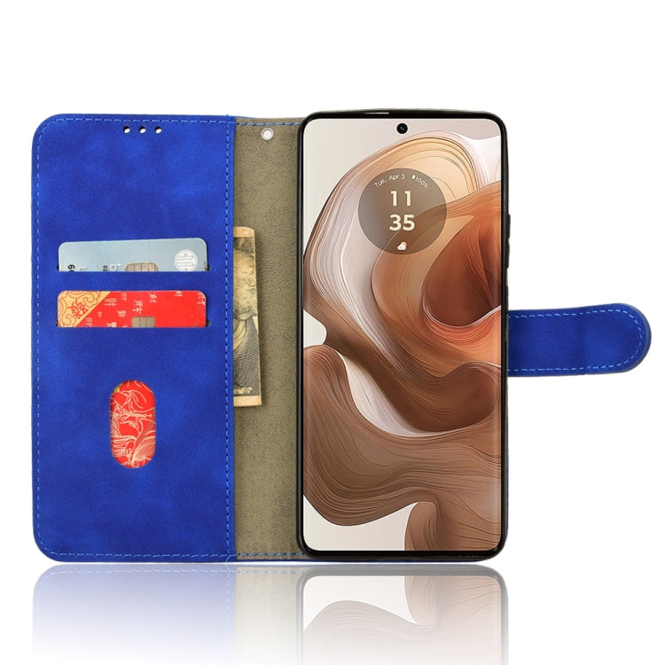 For Motorola Edge 50 Ultra Skin Feel Magnetic Flip Leather Phone Case