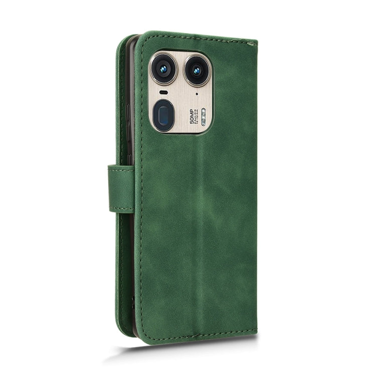 For Motorola Edge 50 Ultra Skin Feel Magnetic Flip Leather Phone Case
