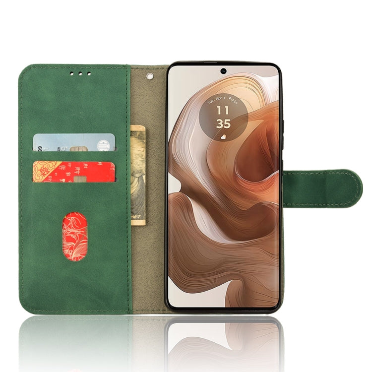 For Motorola Edge 50 Ultra Skin Feel Magnetic Flip Leather Phone Case