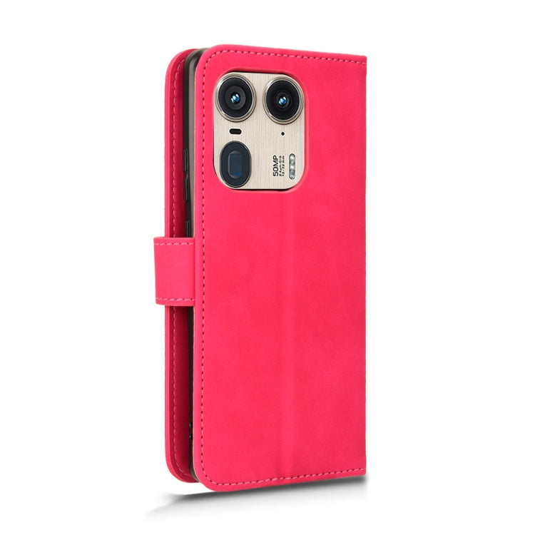 For Motorola Edge 50 Ultra Skin Feel Magnetic Flip Leather Phone Case