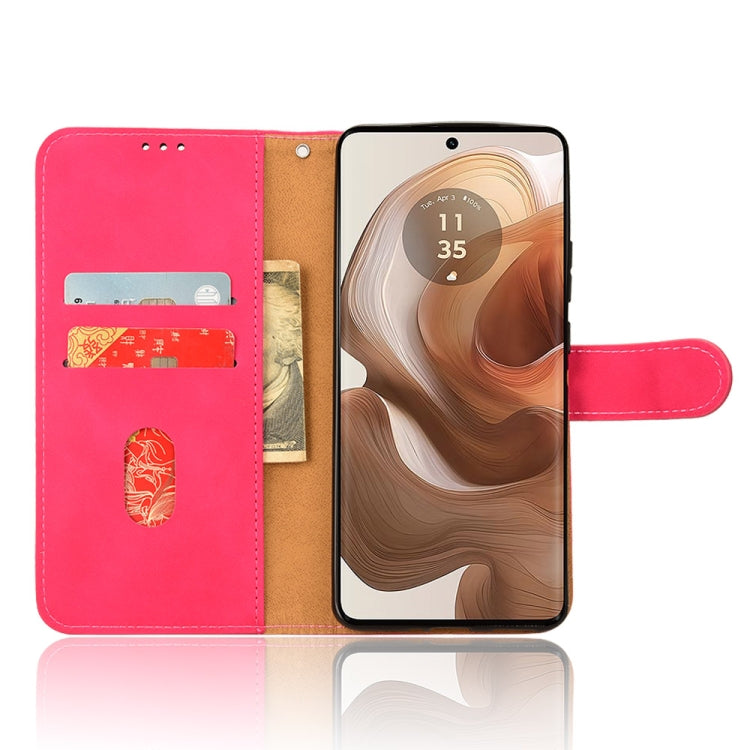 For Motorola Edge 50 Ultra Skin Feel Magnetic Flip Leather Phone Case