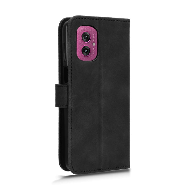 For Motorola Moto G55 5G Skin Feel Magnetic Flip Leather Phone Case