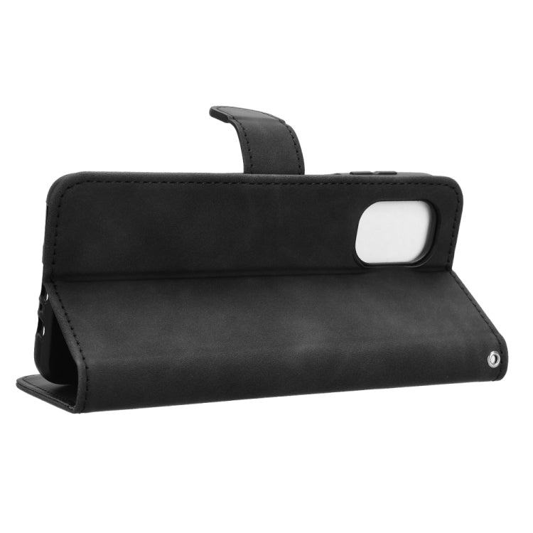 For Motorola Moto G55 5G Skin Feel Magnetic Flip Leather Phone Case