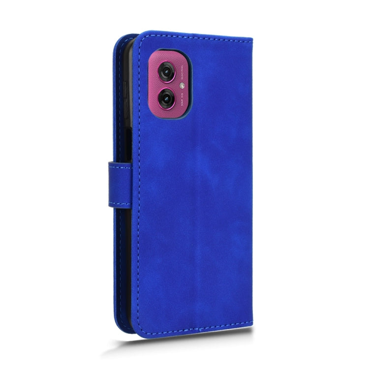 For Motorola Moto G55 5G Skin Feel Magnetic Flip Leather Phone Case