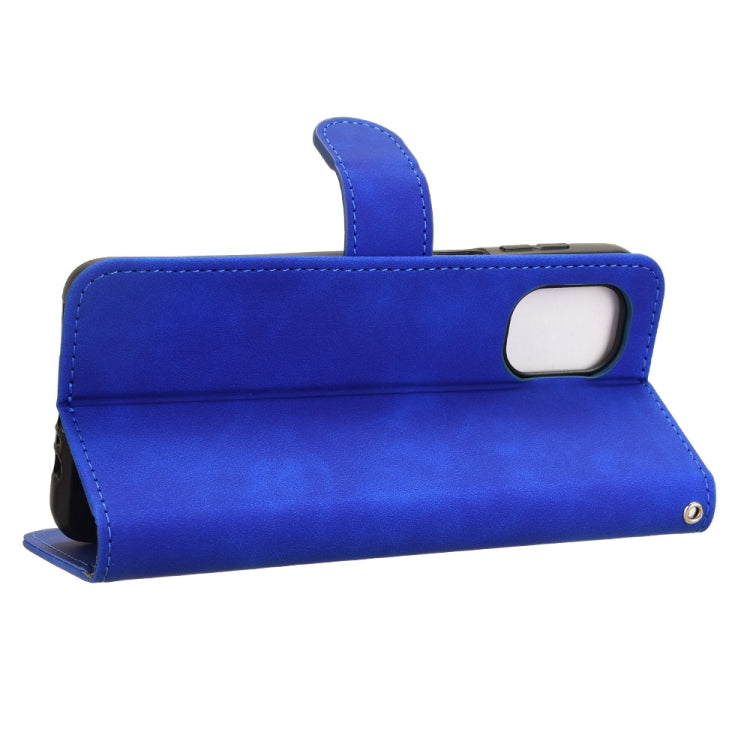 For Motorola Moto G55 5G Skin Feel Magnetic Flip Leather Phone Case