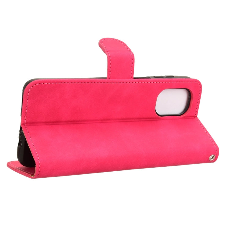 For Motorola Moto G55 5G Skin Feel Magnetic Flip Leather Phone Case