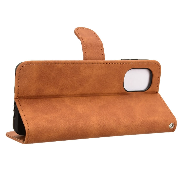For Motorola Moto G55 5G Skin Feel Magnetic Flip Leather Phone Case