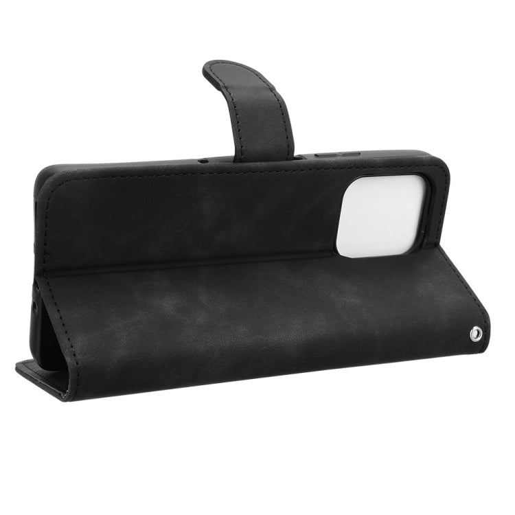 For Motorola Moto G75 5G Skin Feel Magnetic Flip Leather Phone Case