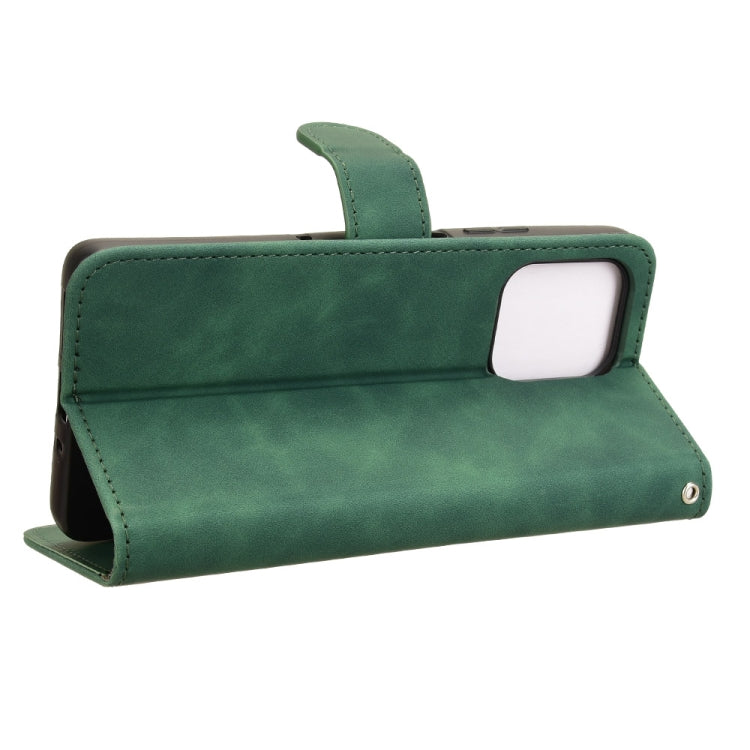 For Motorola Moto G75 5G Skin Feel Magnetic Flip Leather Phone Case