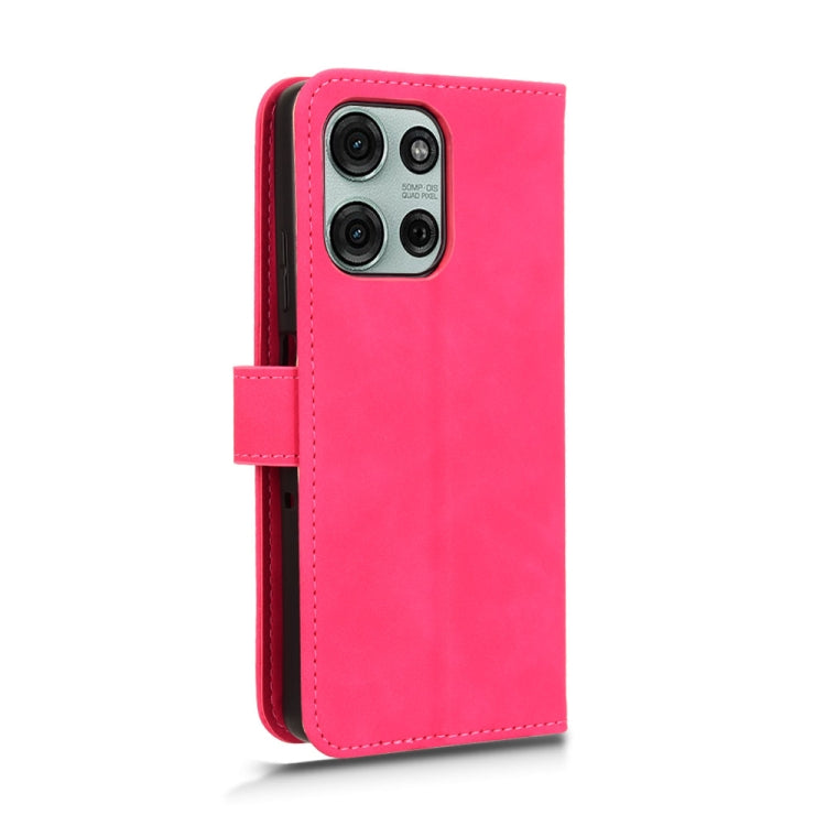 For Motorola Moto G75 5G Skin Feel Magnetic Flip Leather Phone Case