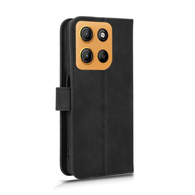 For Motorola Moto G15 4G Skin Feel Magnetic Flip Leather Phone Case