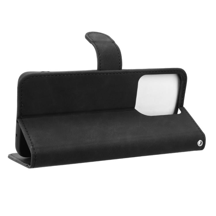 For Motorola Moto G15 4G Skin Feel Magnetic Flip Leather Phone Case