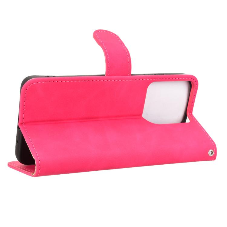 For Motorola Moto G15 4G Skin Feel Magnetic Flip Leather Phone Case