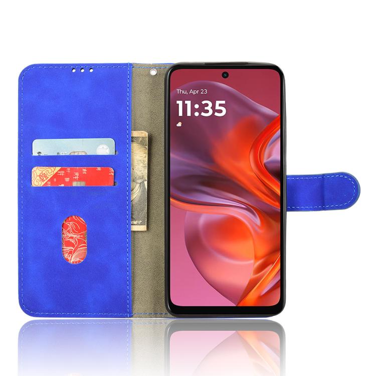 For Motorola Moto G05 Skin Feel Magnetic Flip Leather Phone Case
