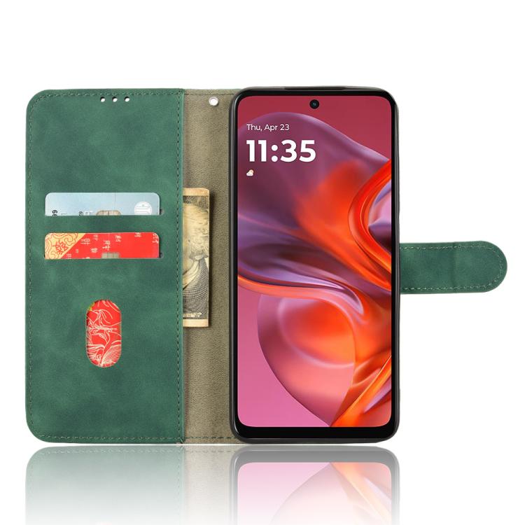 For Motorola Moto G05 Skin Feel Magnetic Flip Leather Phone Case