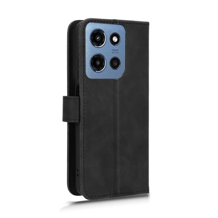 For Motorola Moto G 5G 2025 Skin Feel Magnetic Flip Leather Phone Case