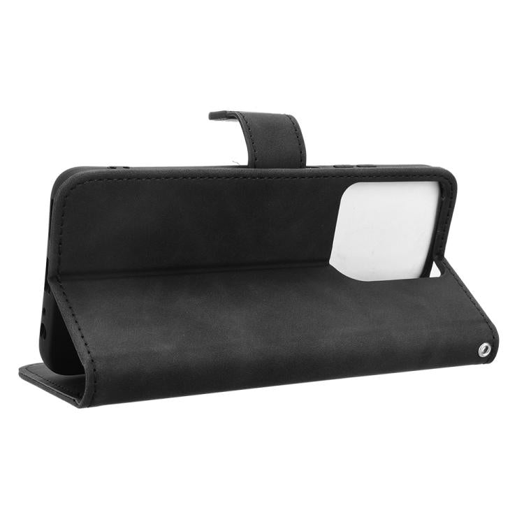 For Motorola Moto G 5G 2025 Skin Feel Magnetic Flip Leather Phone Case