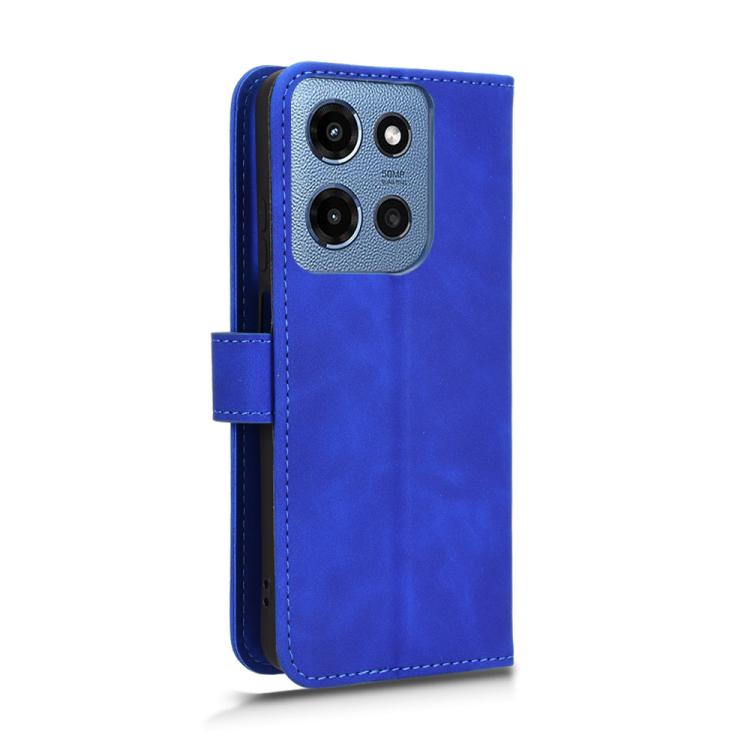 For Motorola Moto G 5G 2025 Skin Feel Magnetic Flip Leather Phone Case