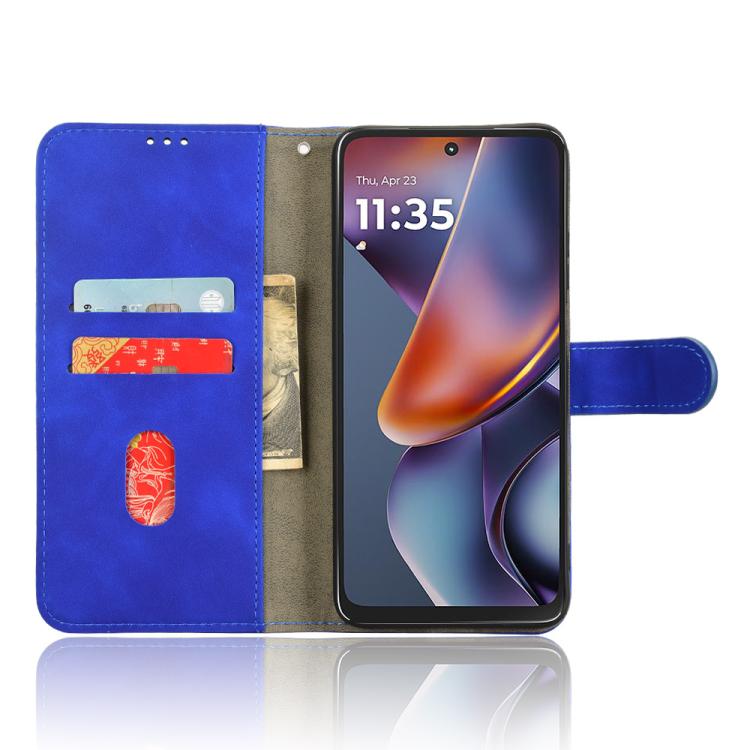 For Motorola Moto G 5G 2025 Skin Feel Magnetic Flip Leather Phone Case