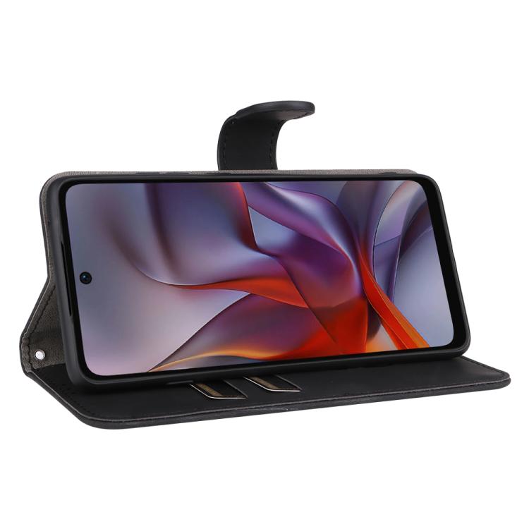 For Motorola Edge 5G 2025 Skin Feel Magnetic Flip Leather Phone Case