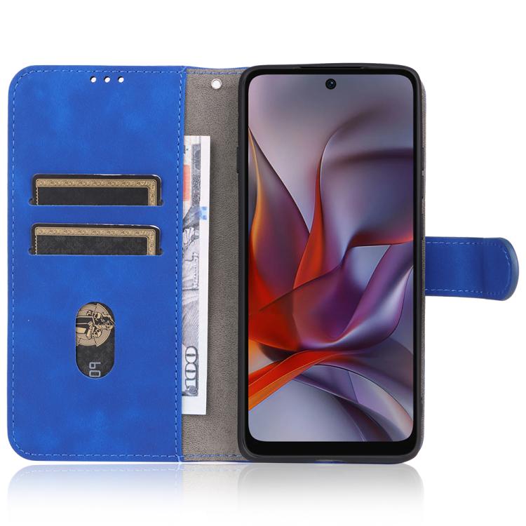For Motorola Edge 5G 2025 Skin Feel Magnetic Flip Leather Phone Case