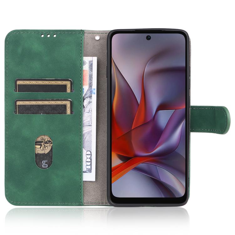 For Motorola Edge 5G 2025 Skin Feel Magnetic Flip Leather Phone Case