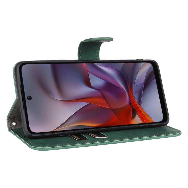 For Motorola Edge 60 Fusion Skin Feel Magnetic Flip Leather Phone Case